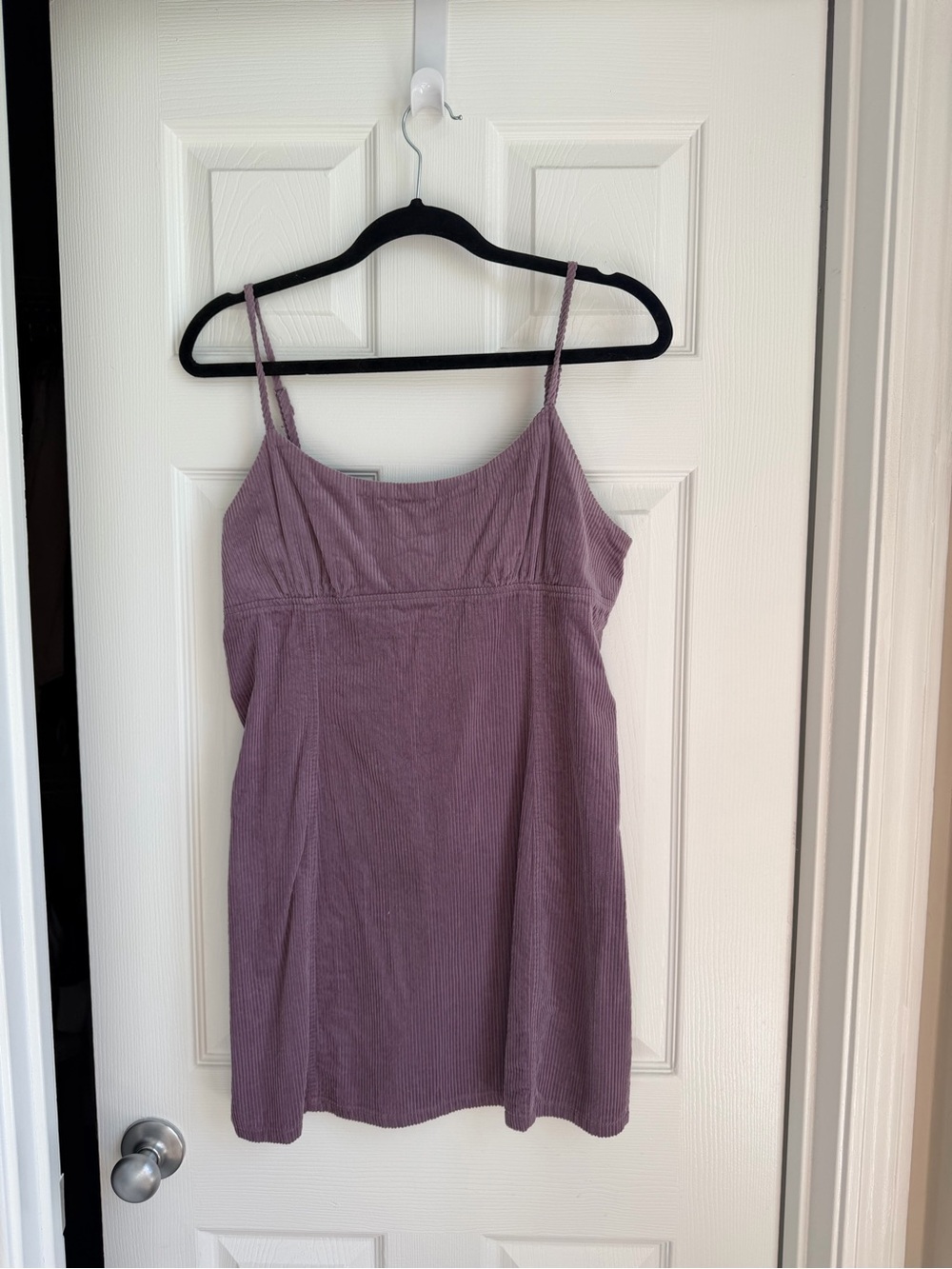 wild fable Lavender Ribbed Spaghetti Strap Mini Dress
